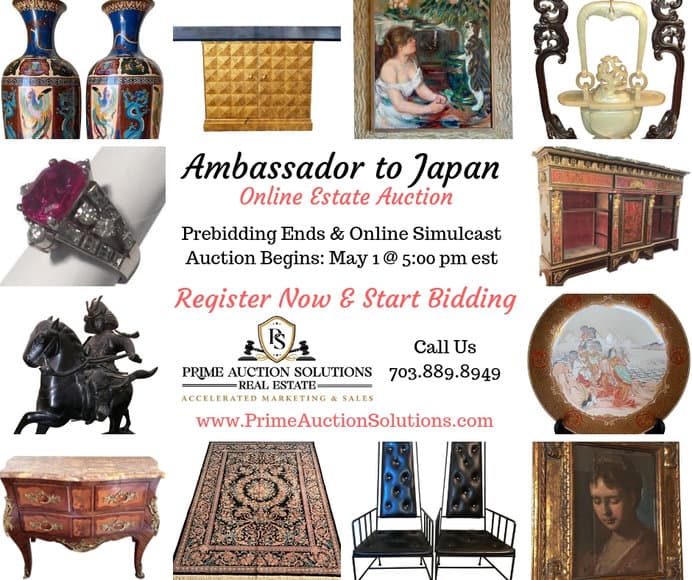 Ambassador to Japan Estate Online Auction — original archived event image