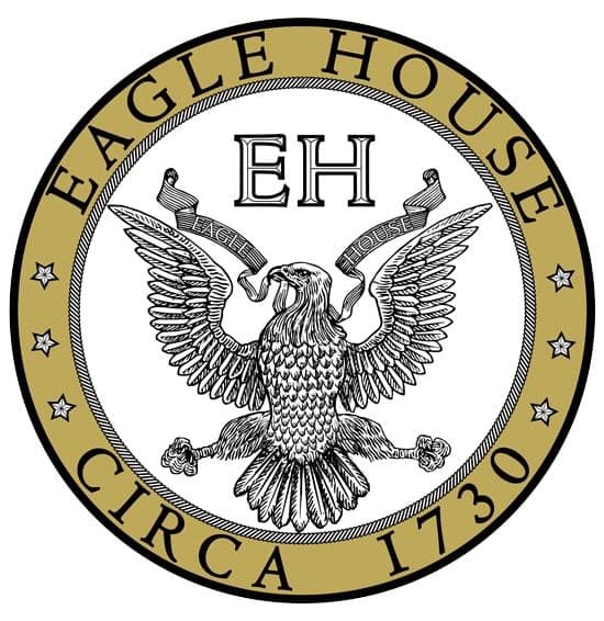 Original published Eagle House Mansion logo; not a property photograph