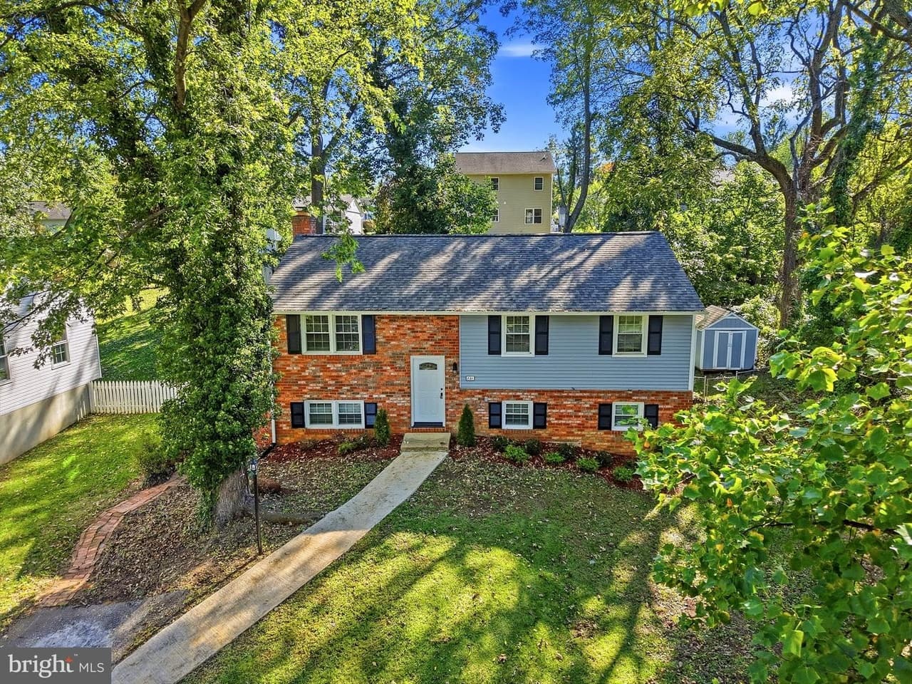 Front of the home at 721 Fairway Drive in the Cape St. Claire area of Annapolis, Maryland
